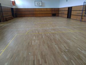 Renovace sportovní podlahy Brno